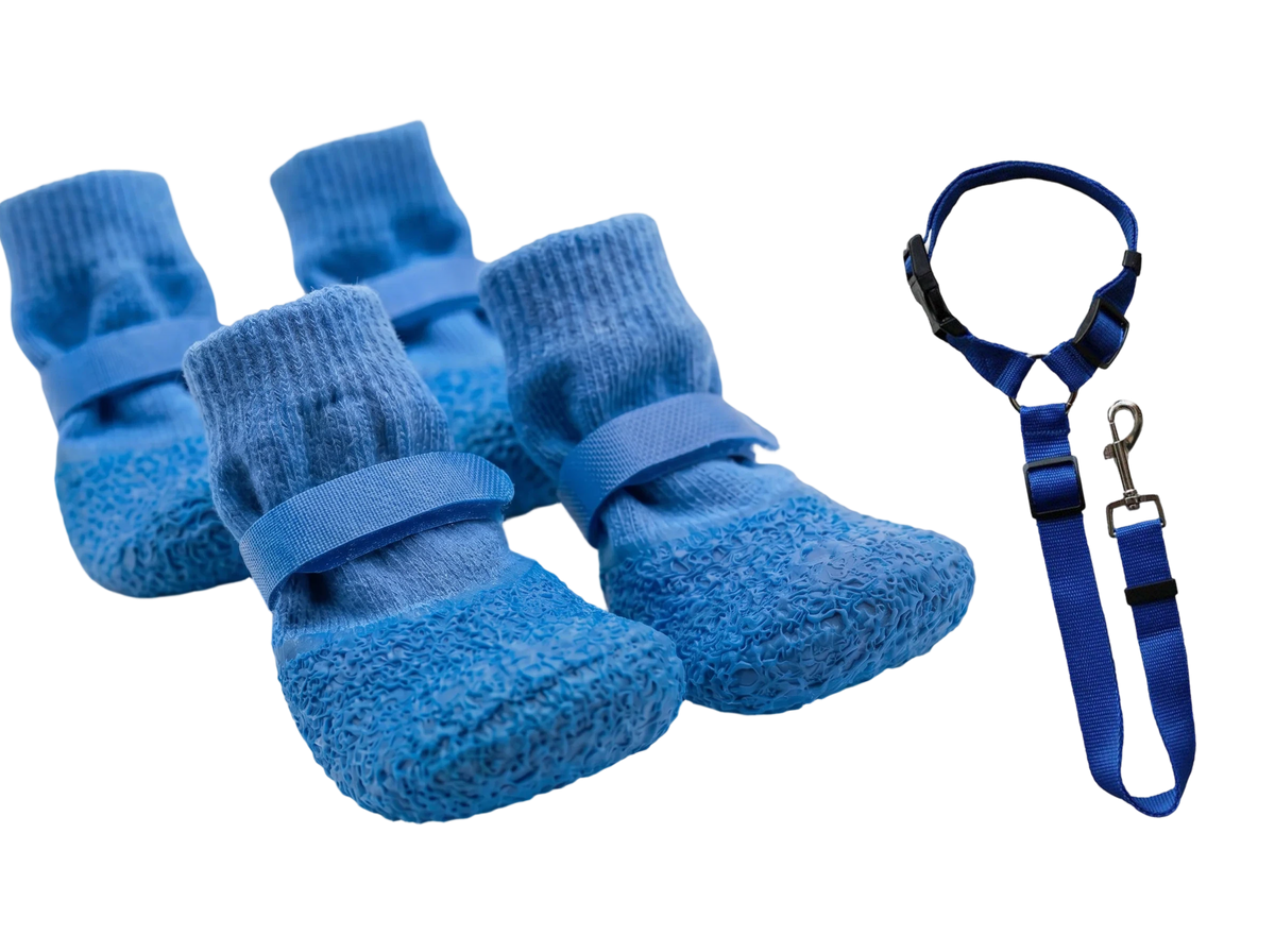 Waterproof Dog Shoes – Non-Slip, Breathable & Secure Fit