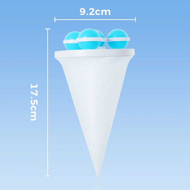 Catch Hair In Laundry Instantly! Floating Lint Filter Mesh Bag