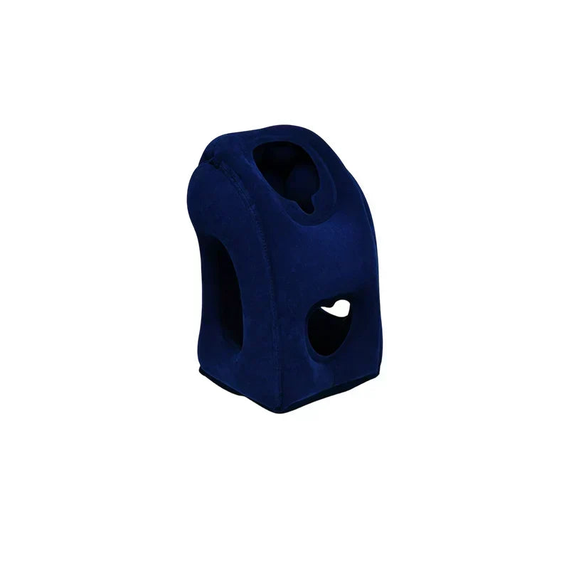 Sleep on Flights Instantly! Inflatable Travel Neck Pillow