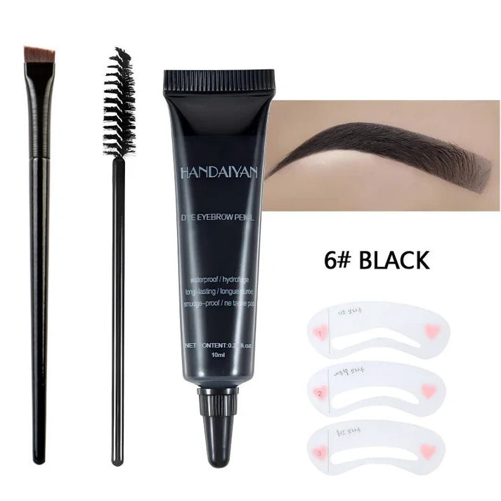Buy 1 Get 1 Free: Waterproof Brow Tint – 24H Smudge-Proof + Free Brush