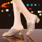 Women's Glitter Sequins Decor Sandals