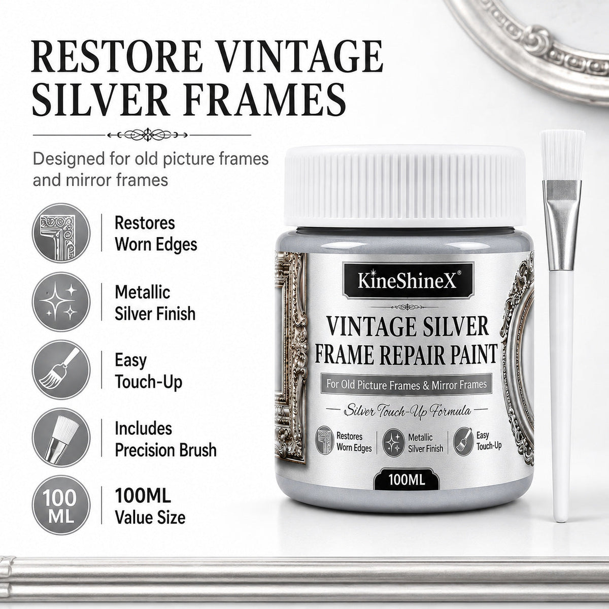 Restore Golden Shine Instantly! Metallic Gold Refinishing Repair Paste