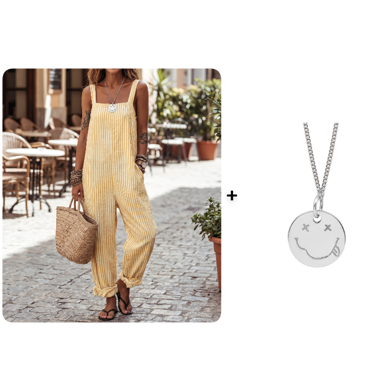 ๐ 50% OFF NOW! Relaxed Striped Jumpsuit โ Breathable, Effortless Summer Style