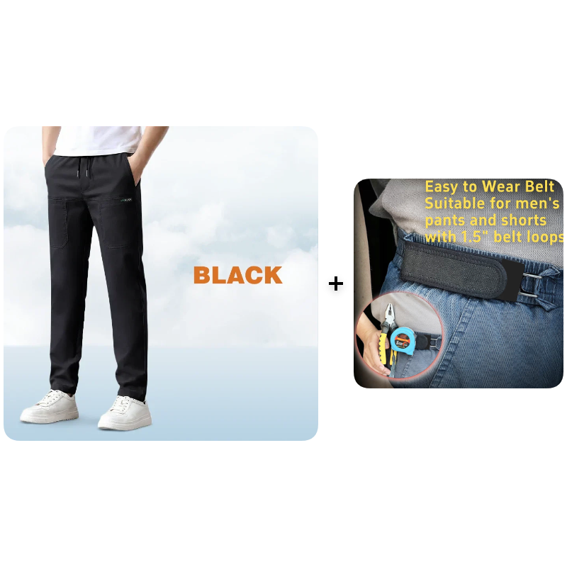 Stretch Fabric, Multi-Pocket & Water-Repellent & Breathable