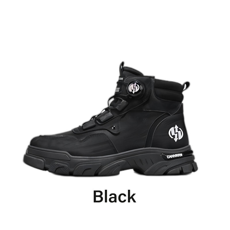 👞 60% OFF NOW! 🔥 Men's Outdoor Swivel Buckle Work Shoes - Waterproof & Anti-Slip, Perfect for Work and Hiking ✨