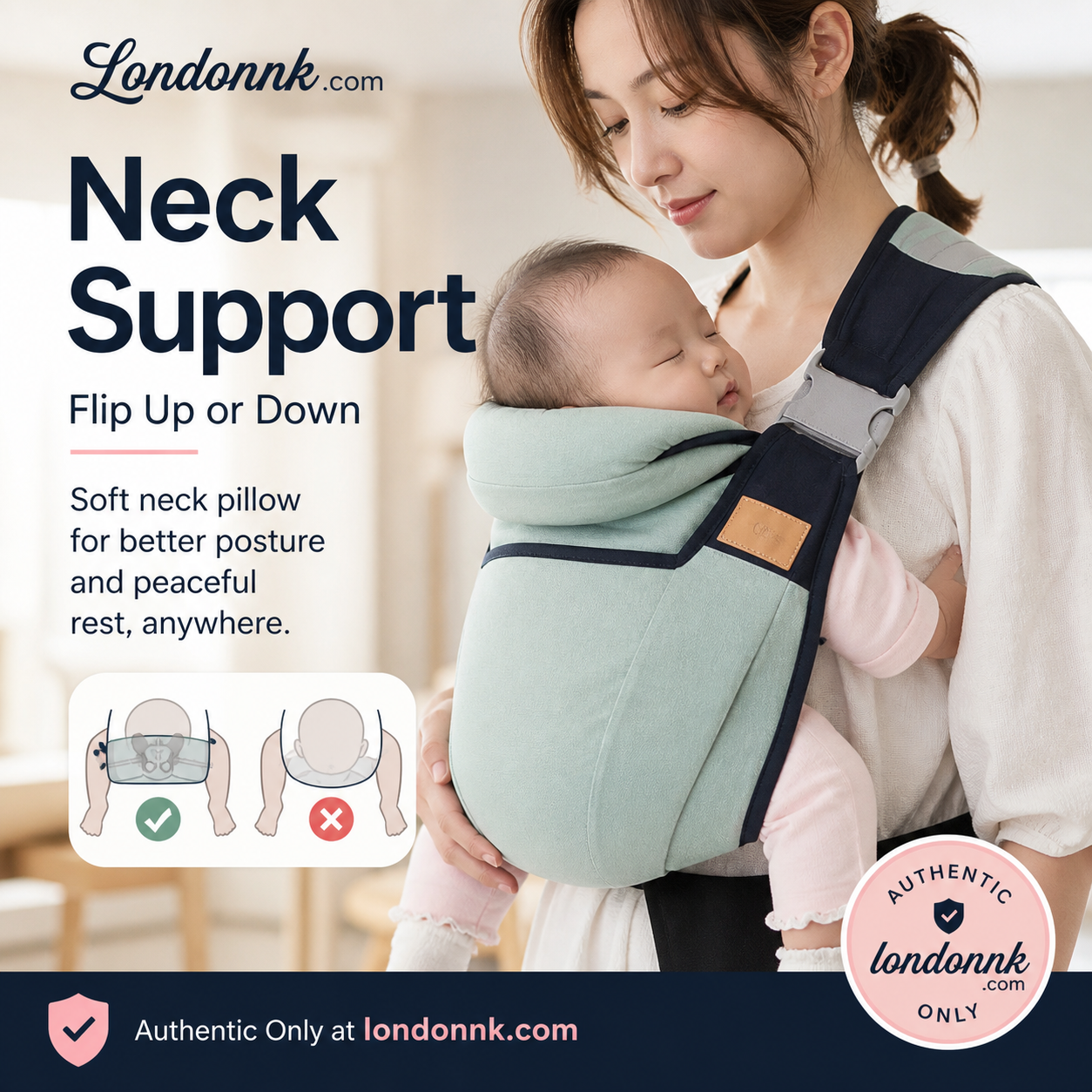 ⏳Time-Limited Special⏰4-in-1 Breathable Baby Carrier – 0-36 Months, Front/Back/Facing In/Out – Hands-Free Comfort for Parent & Baby! ✨