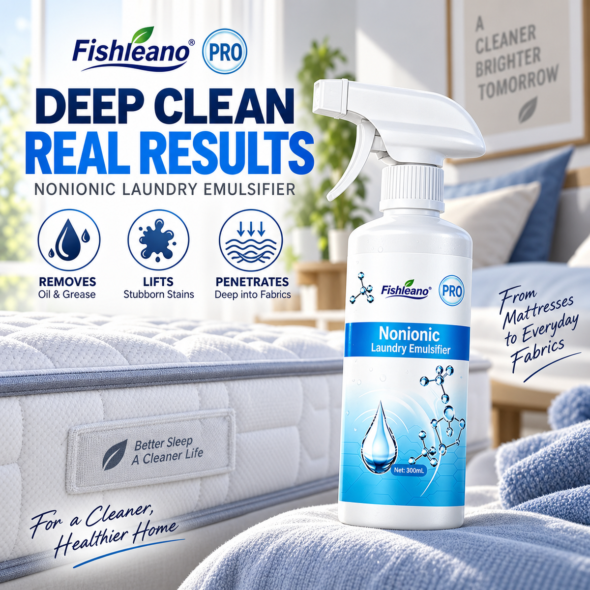 Lift Stains Instantly! No-Scrub Soft-Fabric Laundry Spray
