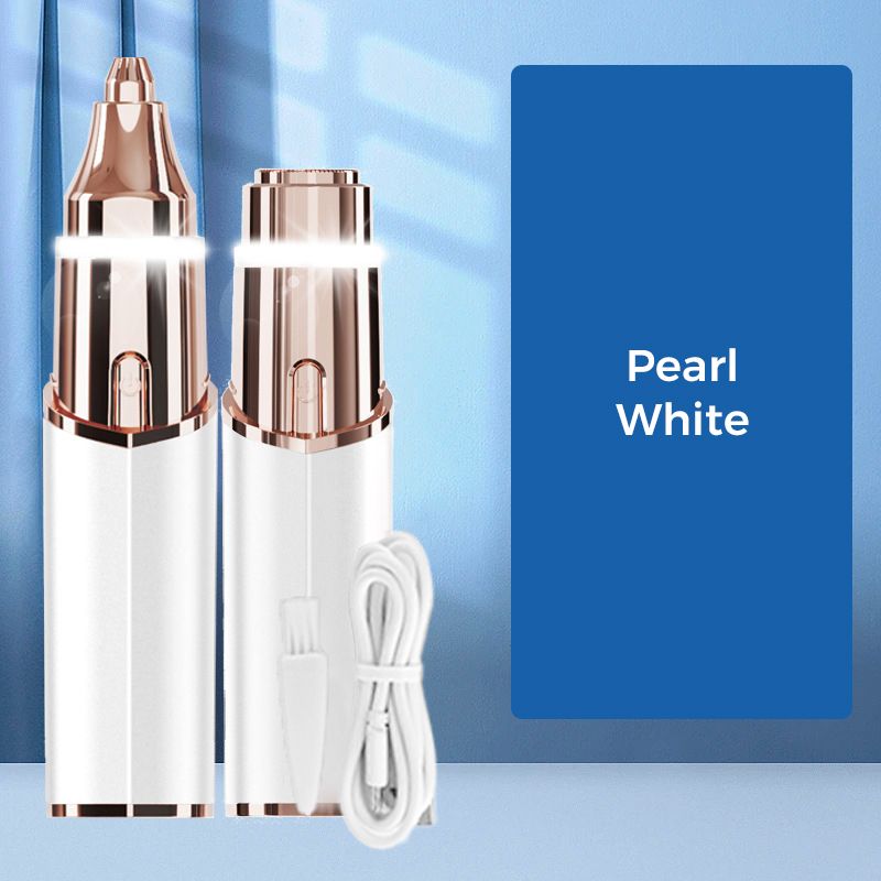 2-in-1 Electric Eyebrow Trimmer – Painless, Gentle & Rechargeable