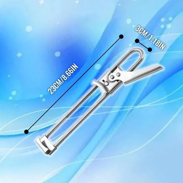 Open Jars Effortlessly Instantly! Adjustable Stainless Steel Jar & Bottle Opener