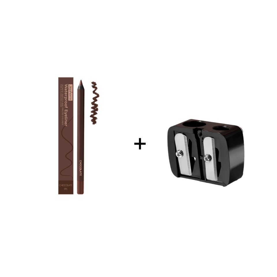 🎁Last Day Buy 1 Get 1 Free🌟24 HR Waterproof Eyeliner Duo Sharpenable Eye Pencil