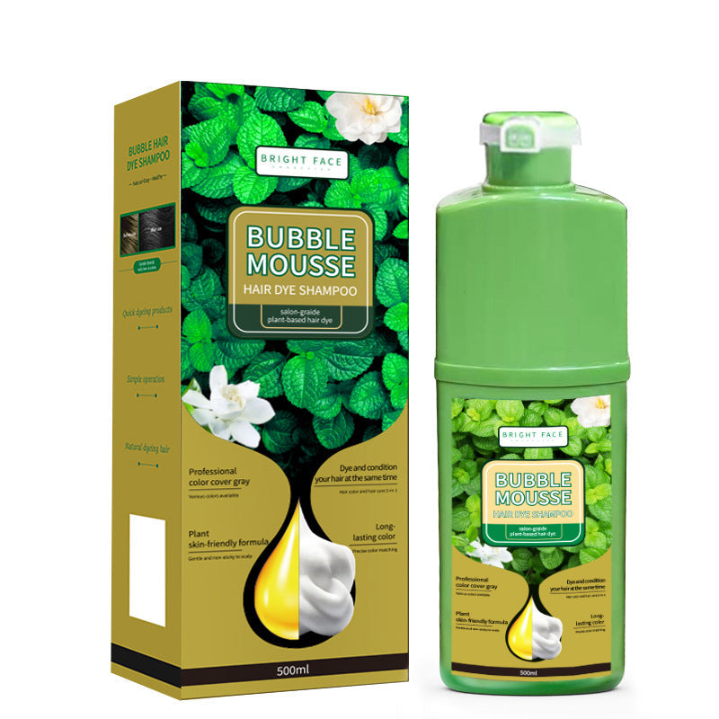 Color Hair Gently Instantly! Plant-Based Foam Hair Dye