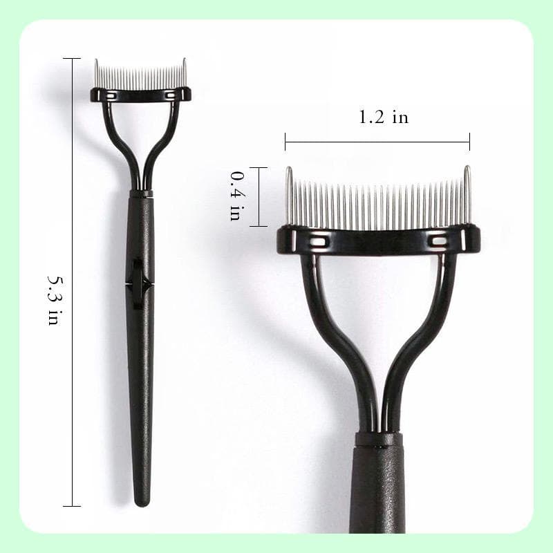 Separate Lashes Instantly! No-Clump Stainless Steel Eyelash Comb
