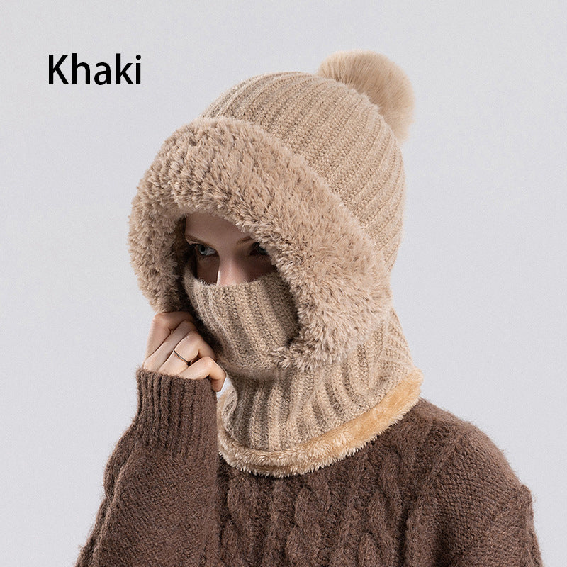 🔥Flash Sale-50% OFF ✨Women's Winter One-Piece Knitted Beanie Scarf Mask