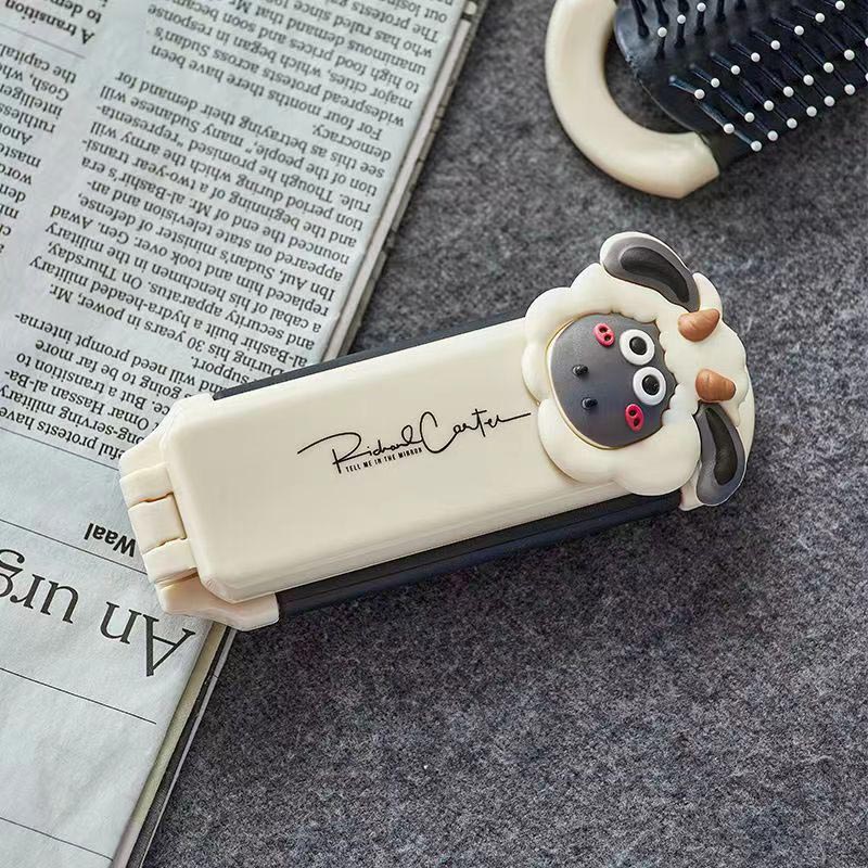 🔥BUY 1 GET 1 FREE🔥|Portable Mini Air Cushion Comb with Removable Mirror