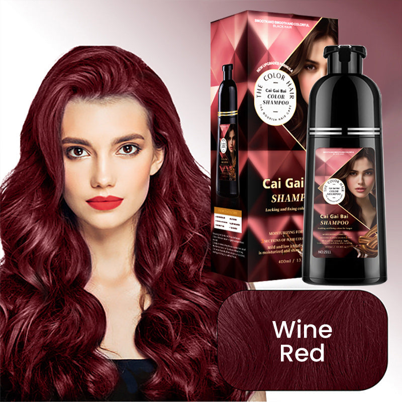 🔥Hot Sale Offers-Herbal Extract Instant Hair Color Shampoo for Men & Women