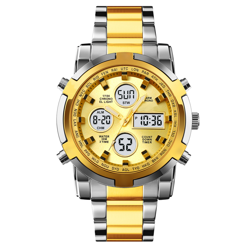⌚ 50% OFF NOW!💥 Men‘s Military Watch – Analog-Digital Display, Waterproof & Shock-Resistant 🛡️