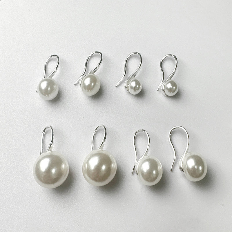 🔥Hot New Products🔥Elegant High-Heel Hook Faux Pearl Drop Earrings