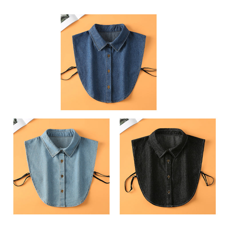 🔥2026 Hot Sale🔥Detachable Denim Fake Collar for Women