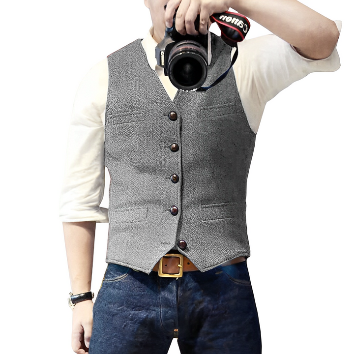 🔥Hot Sale Offers-Men's Slim Fit Casual Business Vest