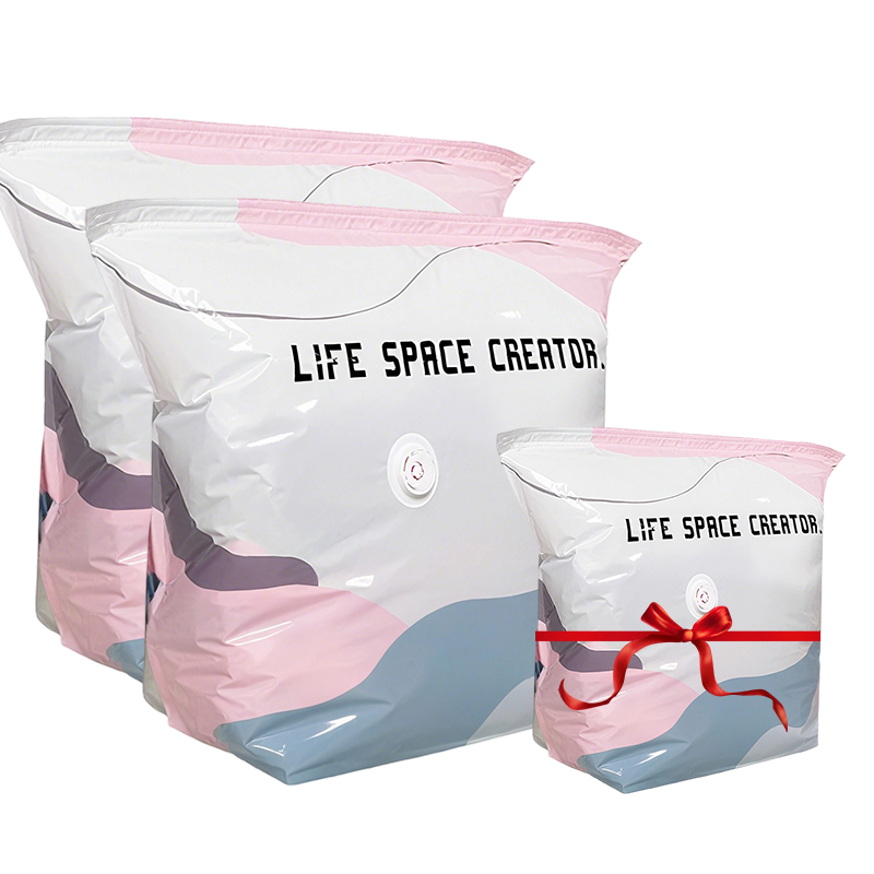 No-Pump Vacuum Storage Bags – Save 80% Space, Dry & Dust-Free🧳