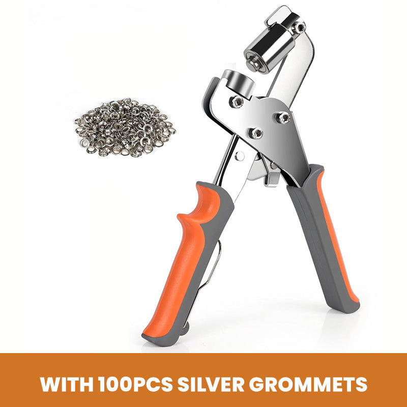 Punch Any Material Instantly! No-Strain Grommet Hole Pliers