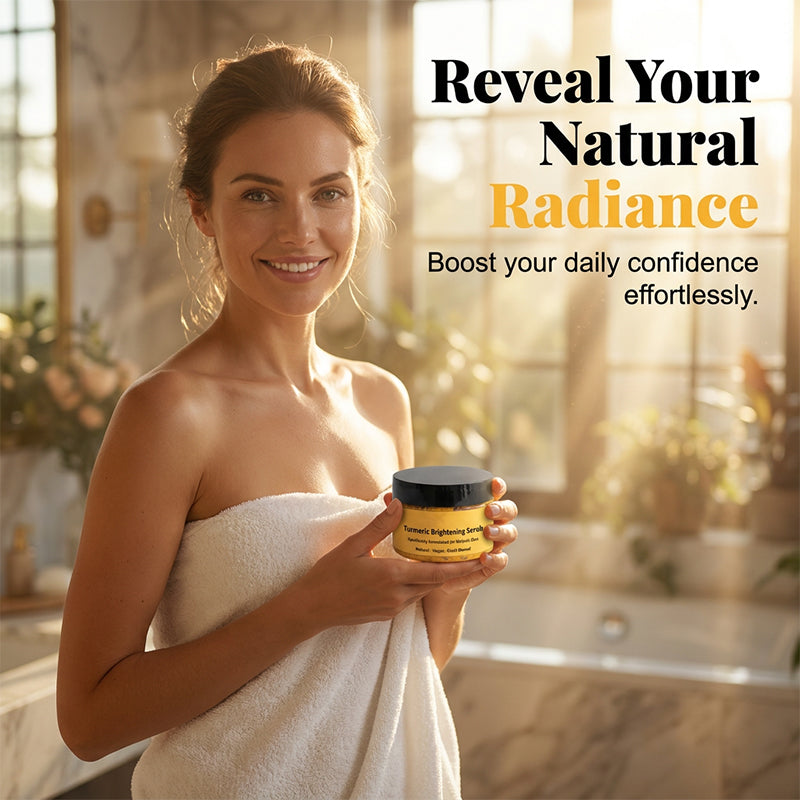 Brightening Turmeric Body Scrub – Gentle Exfoliation, Radiant Glow