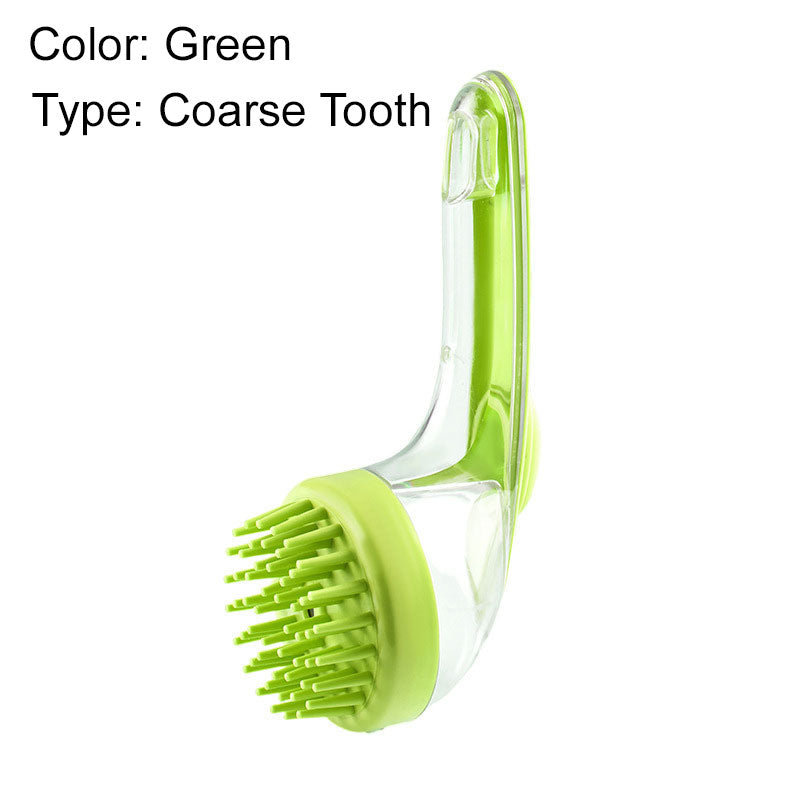 🧴 Pet Bath Brush – Grooming Tool 🐾