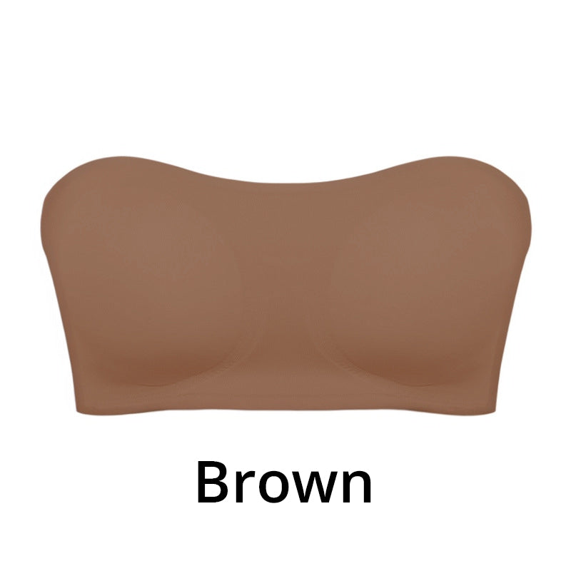 Strapless Wireless Bra – Cross-Back, Invisible Support