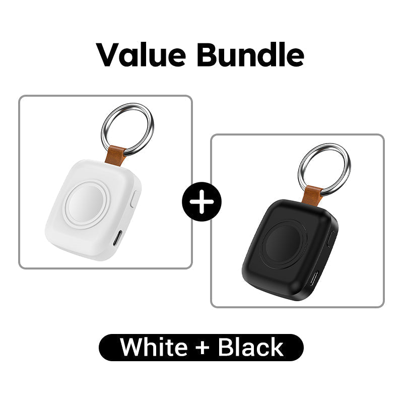 โ๐ Smartwatch power bank โ wireless charger, 1200mAh, compact & stylish!