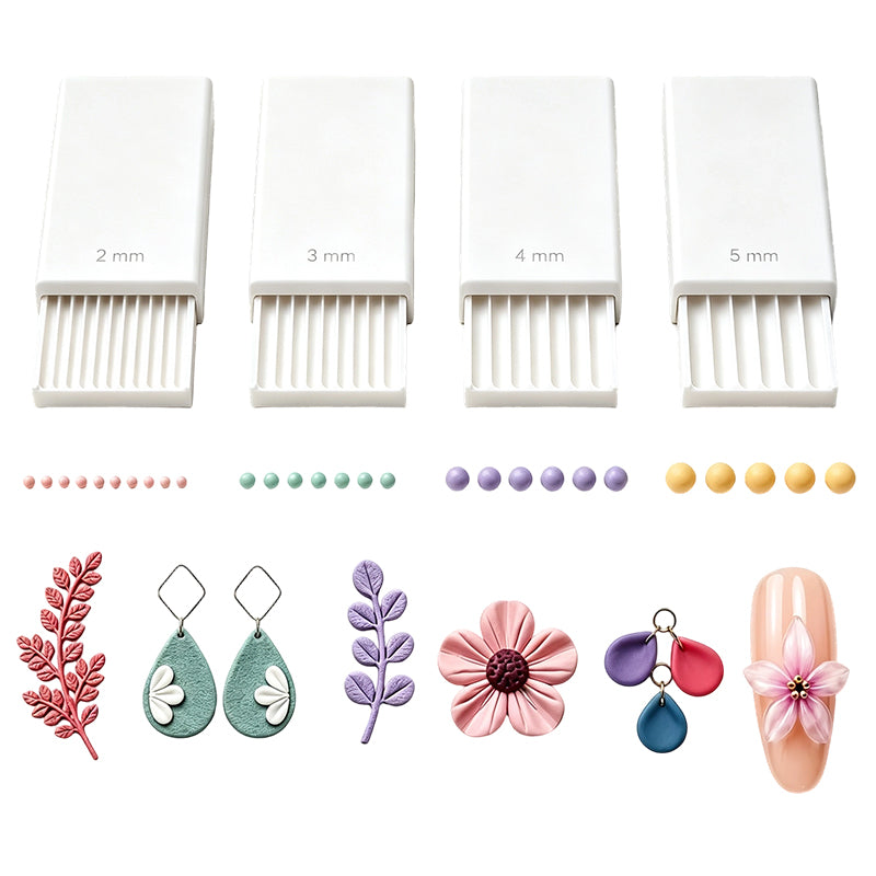 4-in-1 Clay Ball Maker – Precision Sizes & Easy Crafting Tool