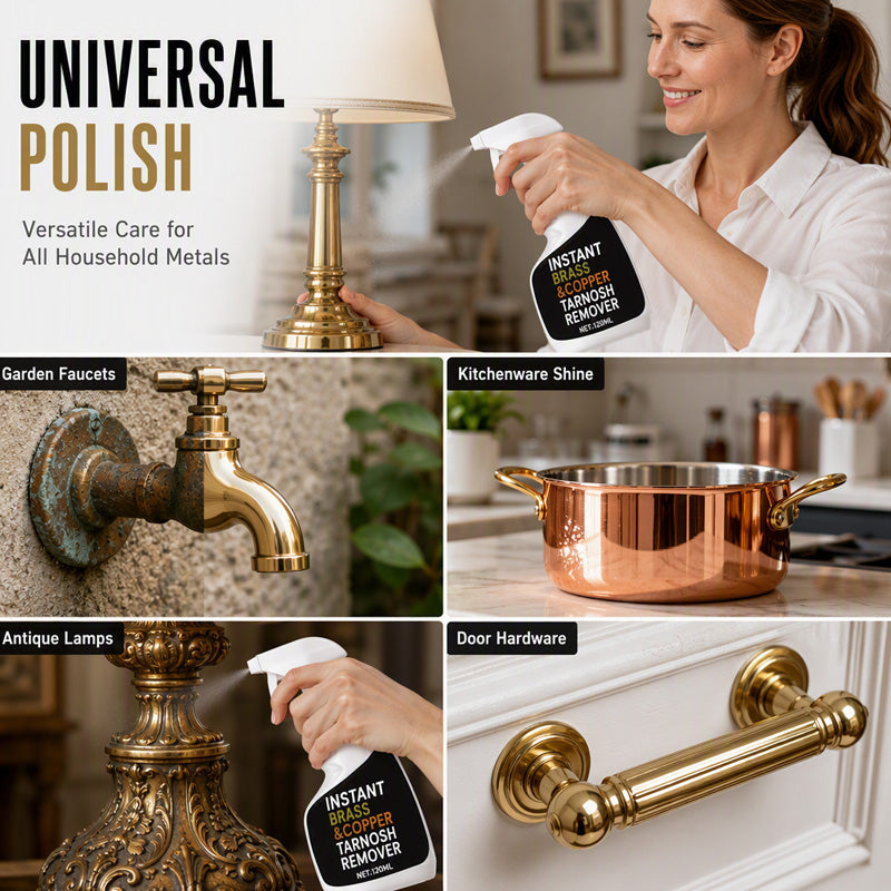 Limited Stock! 50% Off Hot Sale Ongoing📢Metal Polish Spray – Tarnish Remover & Gentle Care Formula