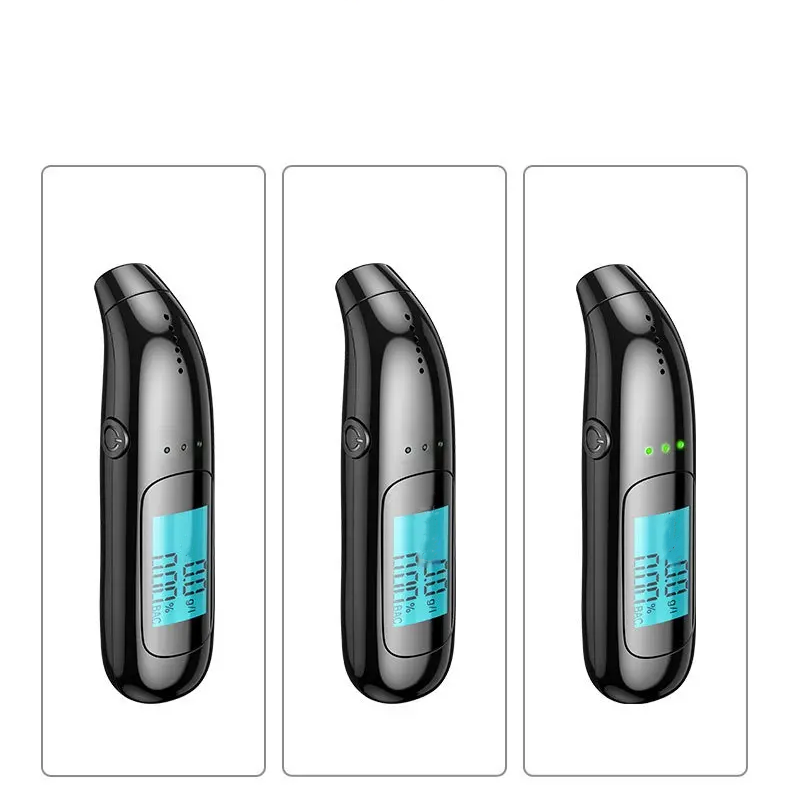 High-Precision USB Rechargeable Breathalyzer | LCD Display Portable Alcohol Tester