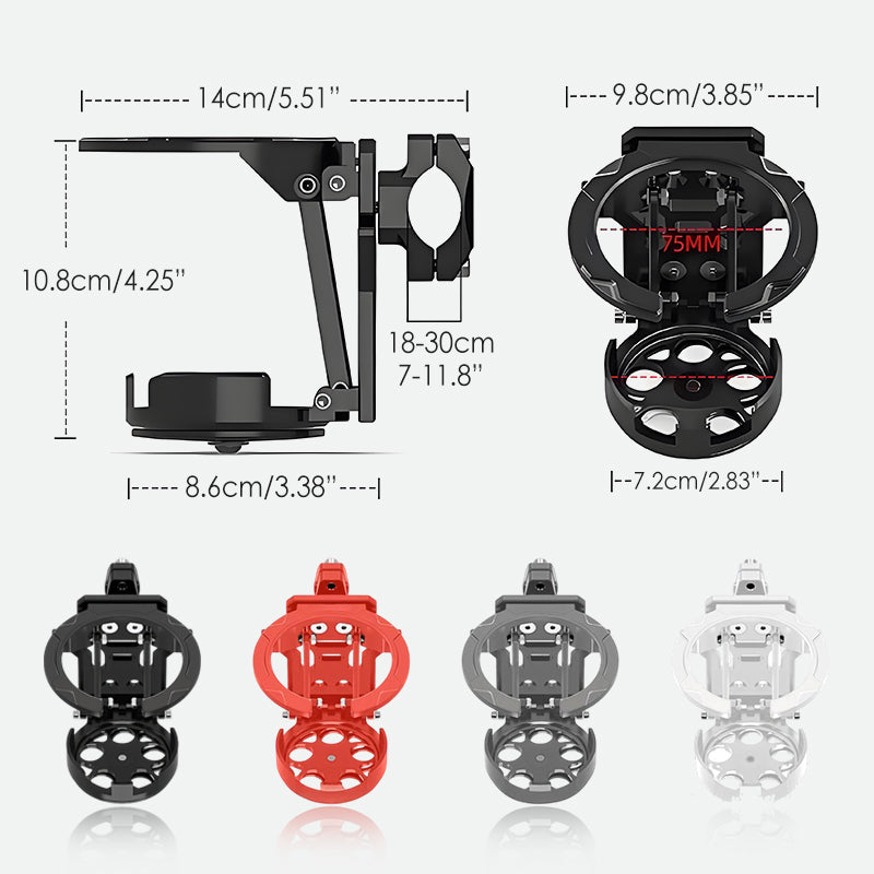 Grip Any Bottle Instantly! No-Drop Foldable Bike Cage