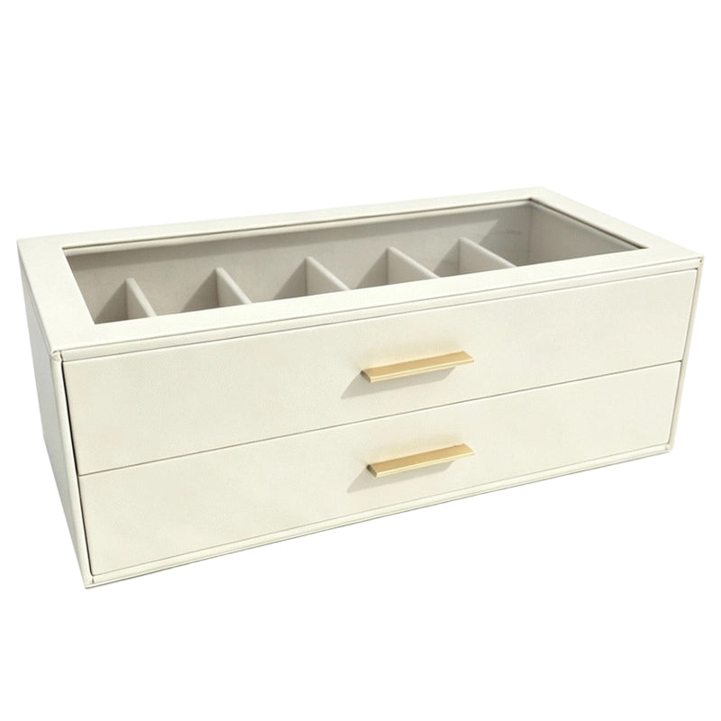 Organize Sunglasses Instantly! PU Leather Multi-Slot Case