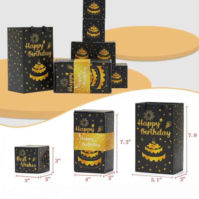 Surprise Any Gift Instantly! No-Wrap Pop-Up Box Set