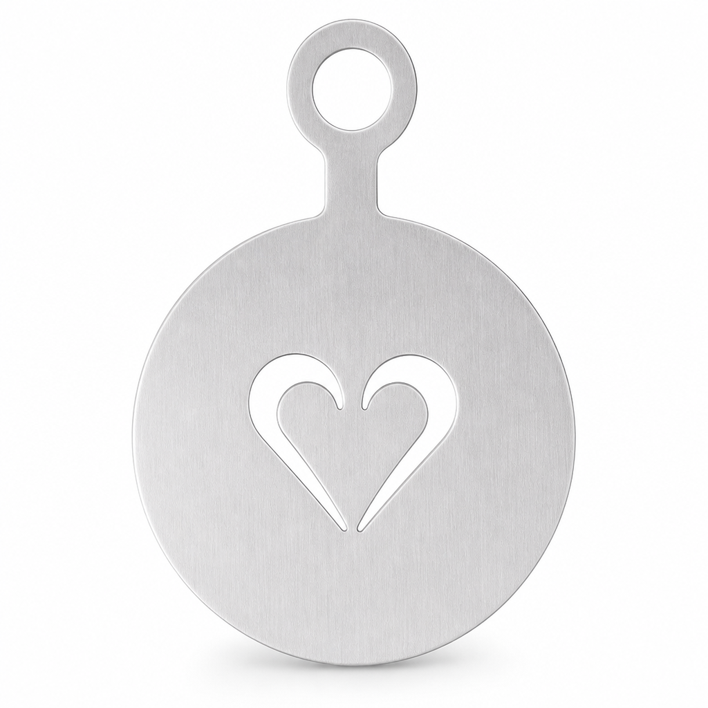 Create Coffee Art Instantly! Stainless Steel Latte Stencil Template