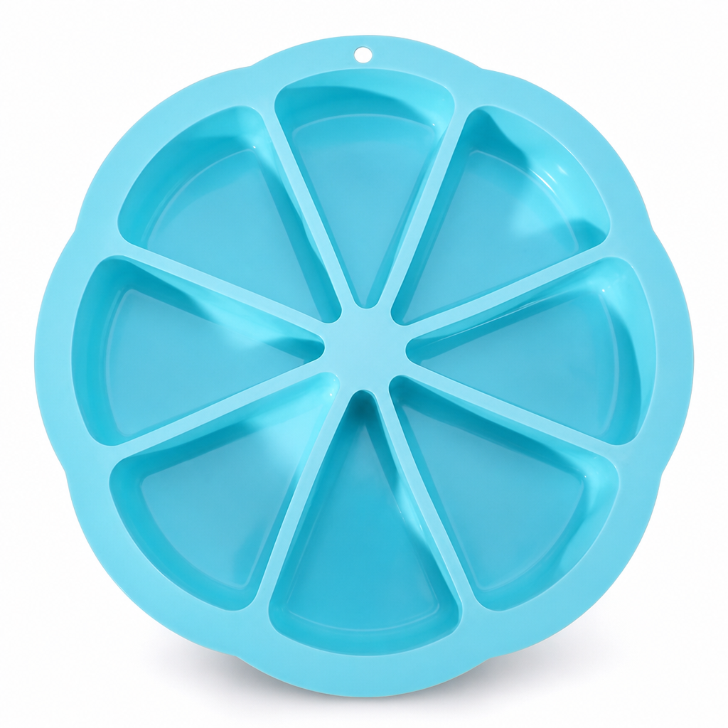 8 Cavity Triangle Silicone Cake Mold