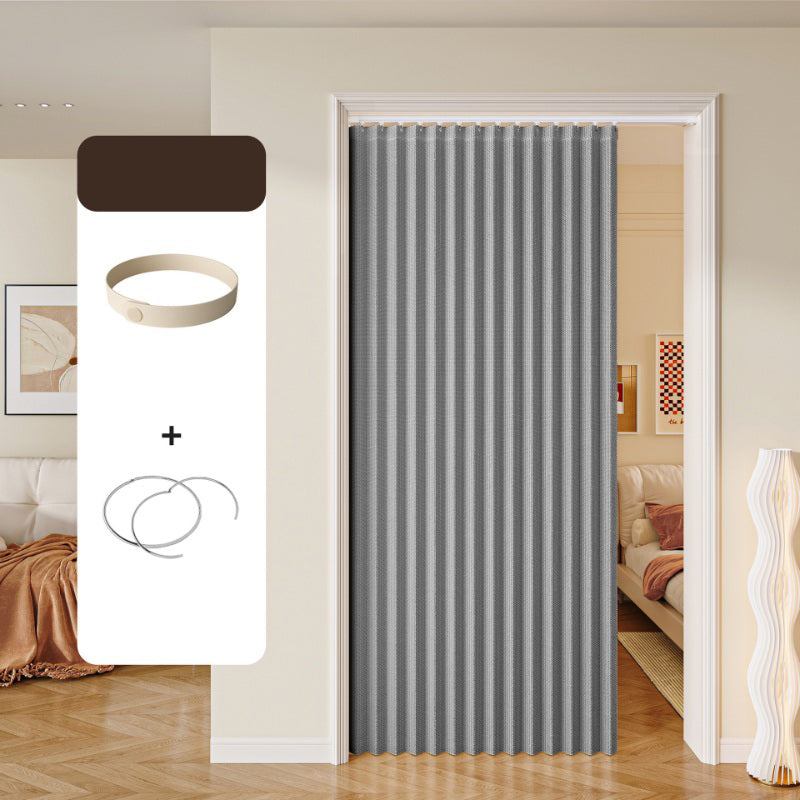 Add Privacy Instantly! No-Drill Adhesive Sliding Curtain
