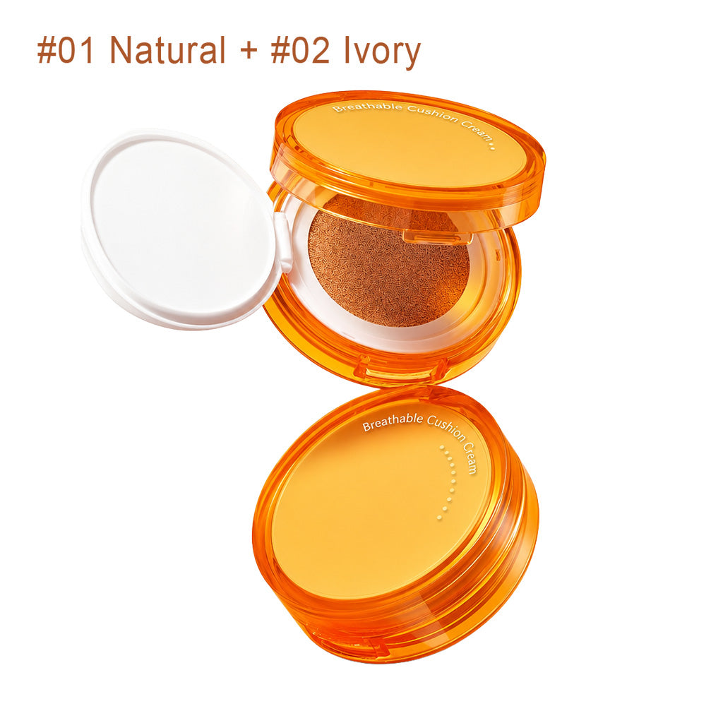 Stop Cakey Makeup Instantly! Sweatproof Vitamin C Cushion Foundation