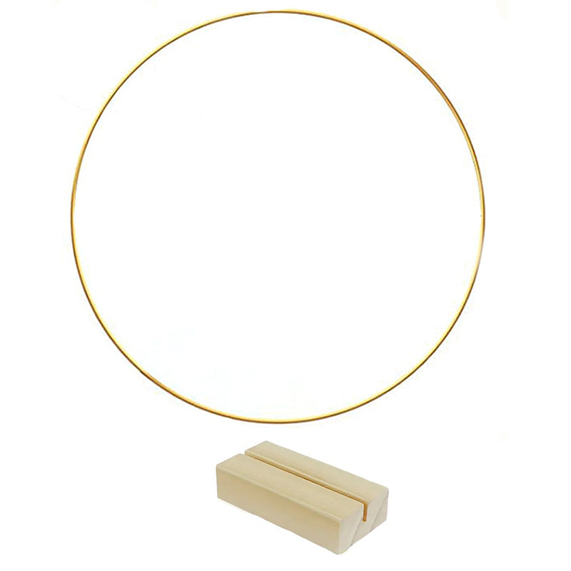 Create Centerpieces Instantly! LED Gold Wedding Hoop