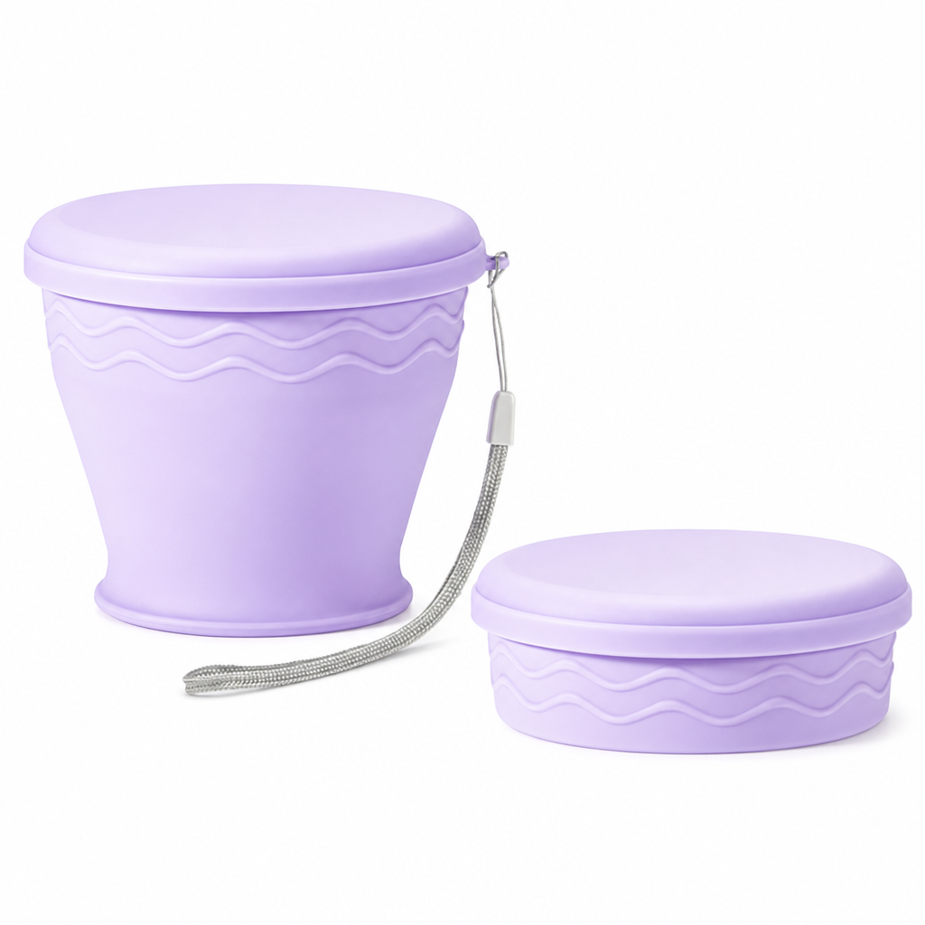 Drink On The Go Instantly! Collapsible Silicone Travel Cup