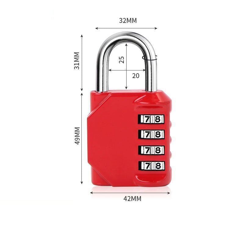 Lock Up Securely Instantly! Heavy-Duty Weatherproof Combination Padlock