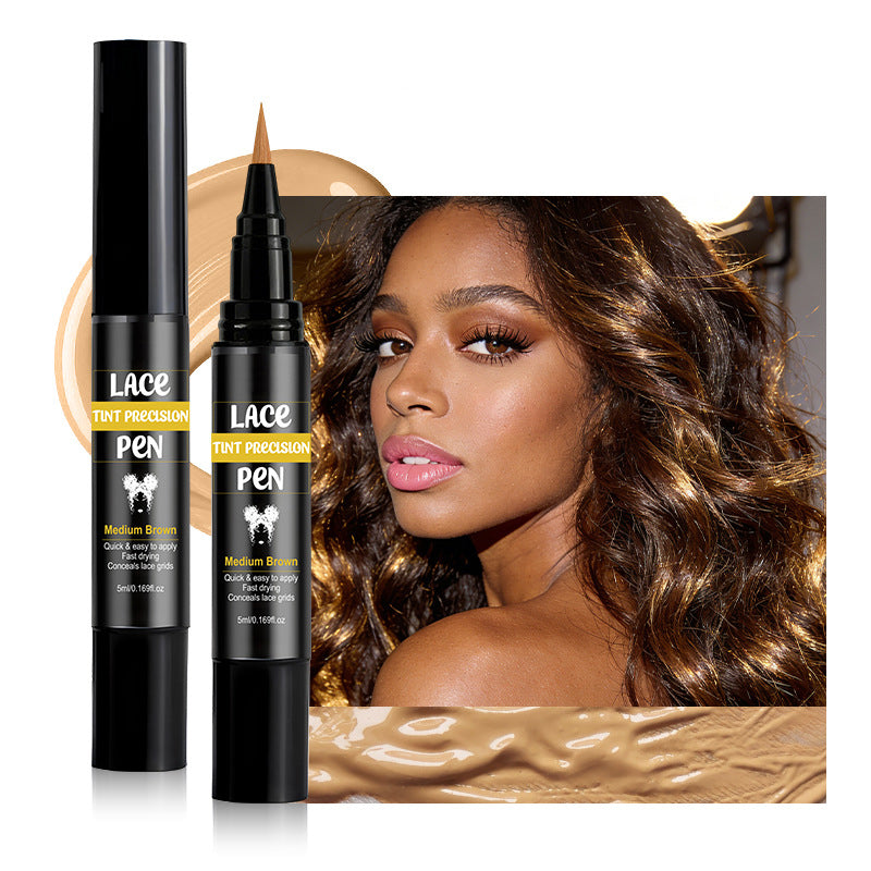 Melt Lace Knots Instantly! Sweat-Resistant Wig Scalp Tint Pen