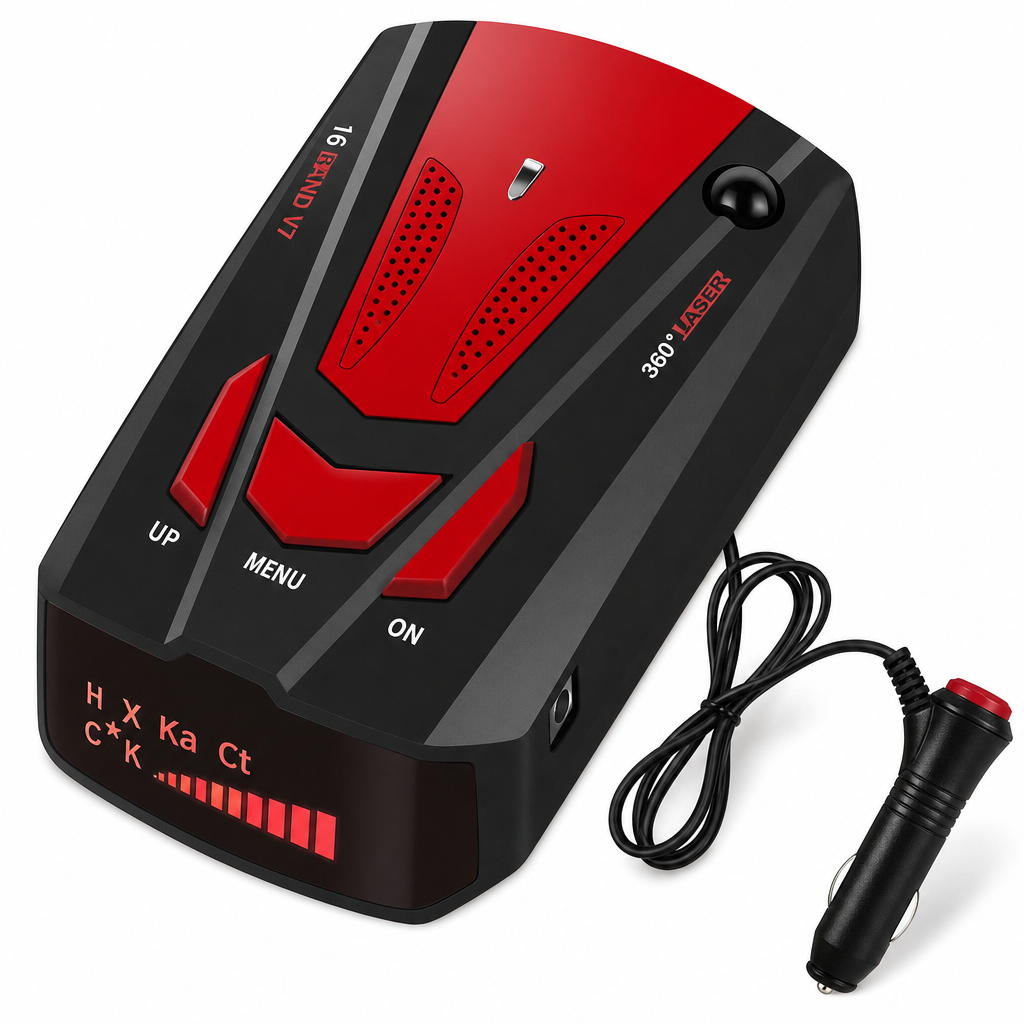 Avoid Hidden Fines Instantly! 360° Scanning Car Radar Detector