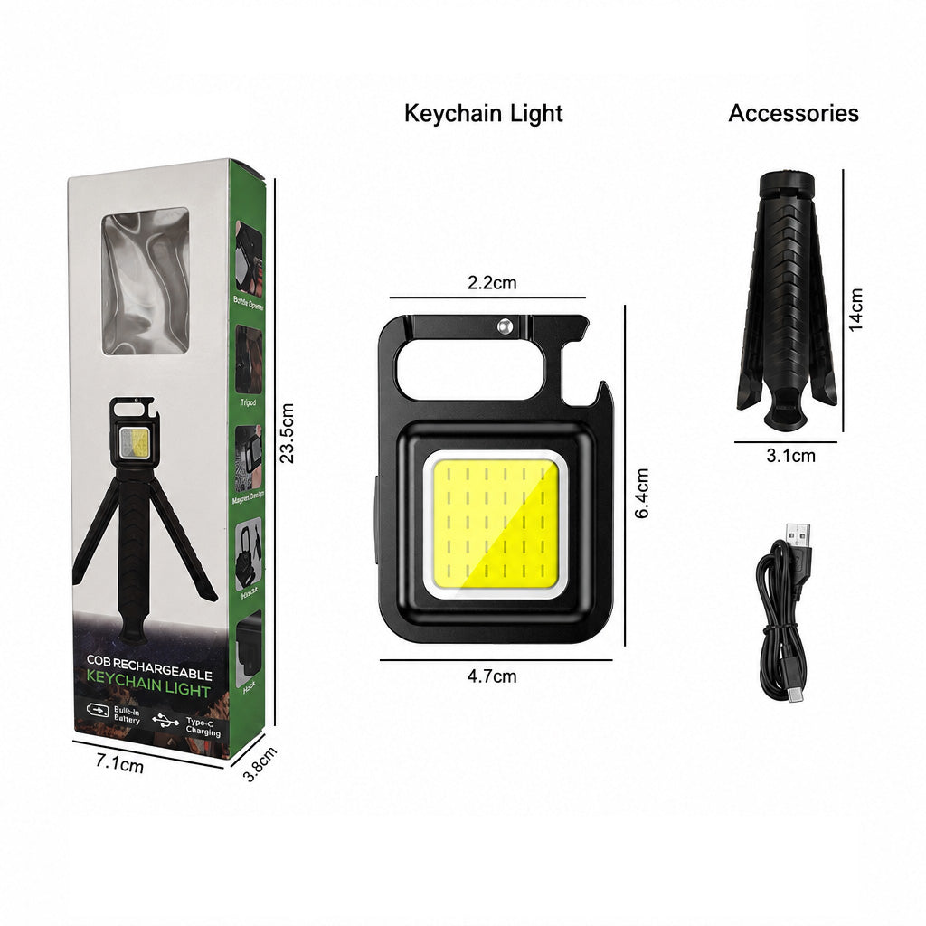 Light Up Repairs Instantly! 500LM Magnetic Pocket Flashlight