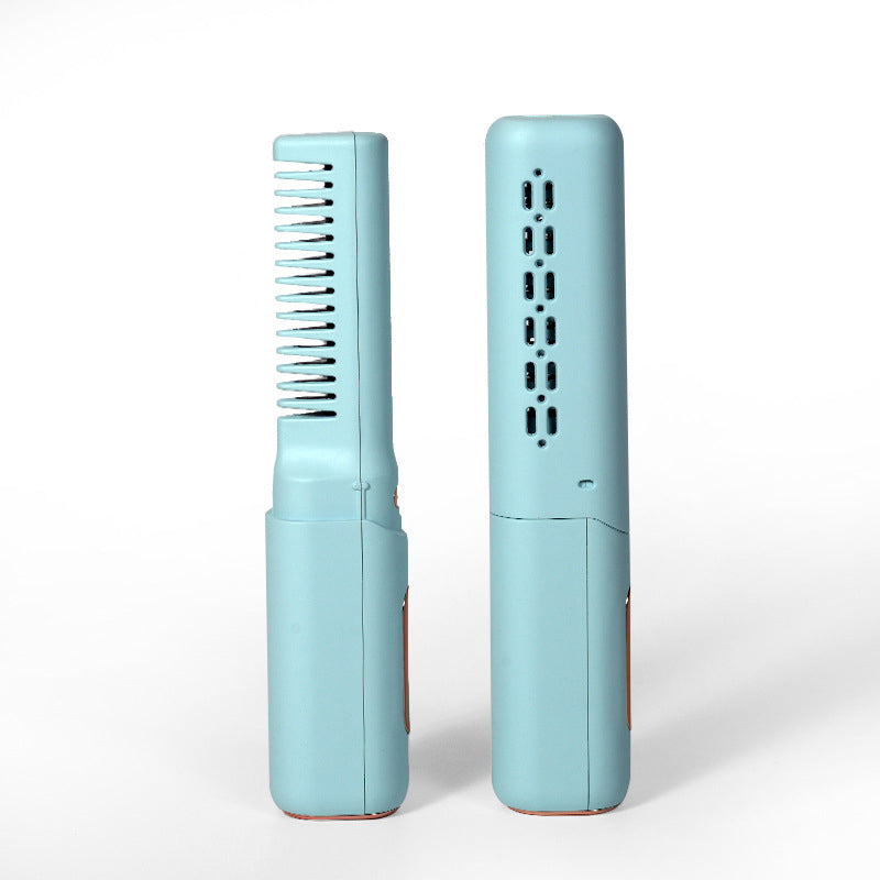 💇 Cordless Hair Straightening Comb | 3-Temperature Portable Styler