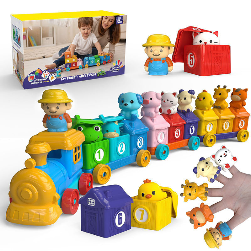 Learn Numbers & Animals Instantly! Interactive Toddler Train Toy