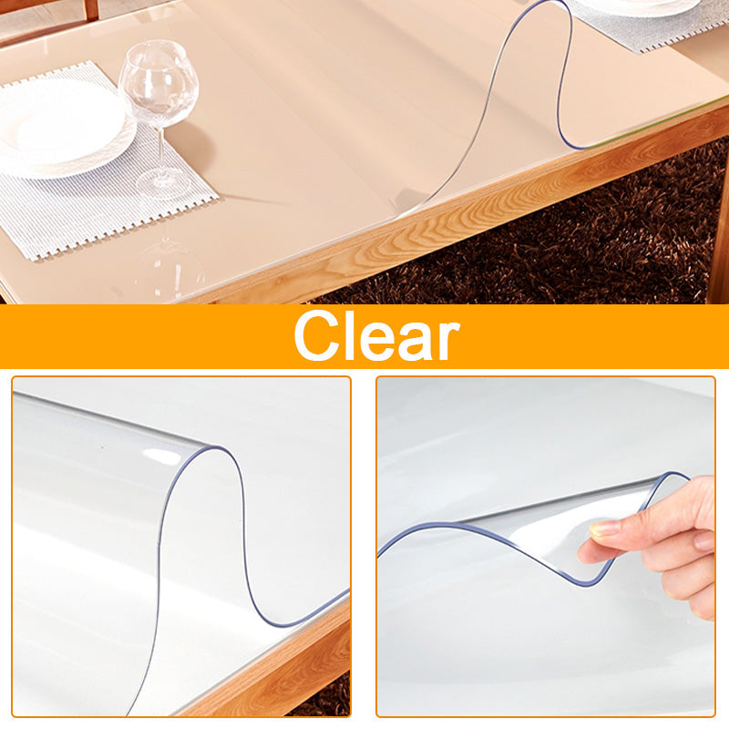 Protect Tables Instantly! Heat-Resistant Waterproof PVC Table Mat