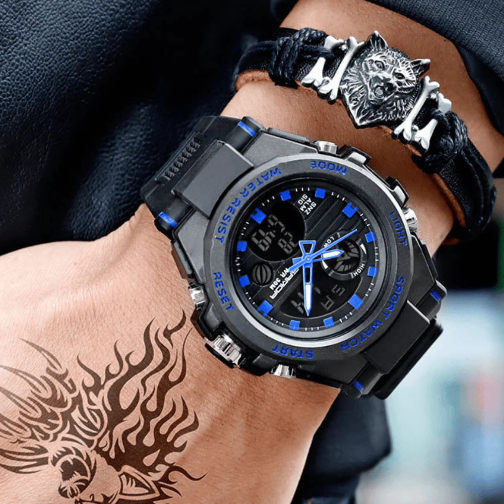 30m Waterproof Premium Men's Sports Watch