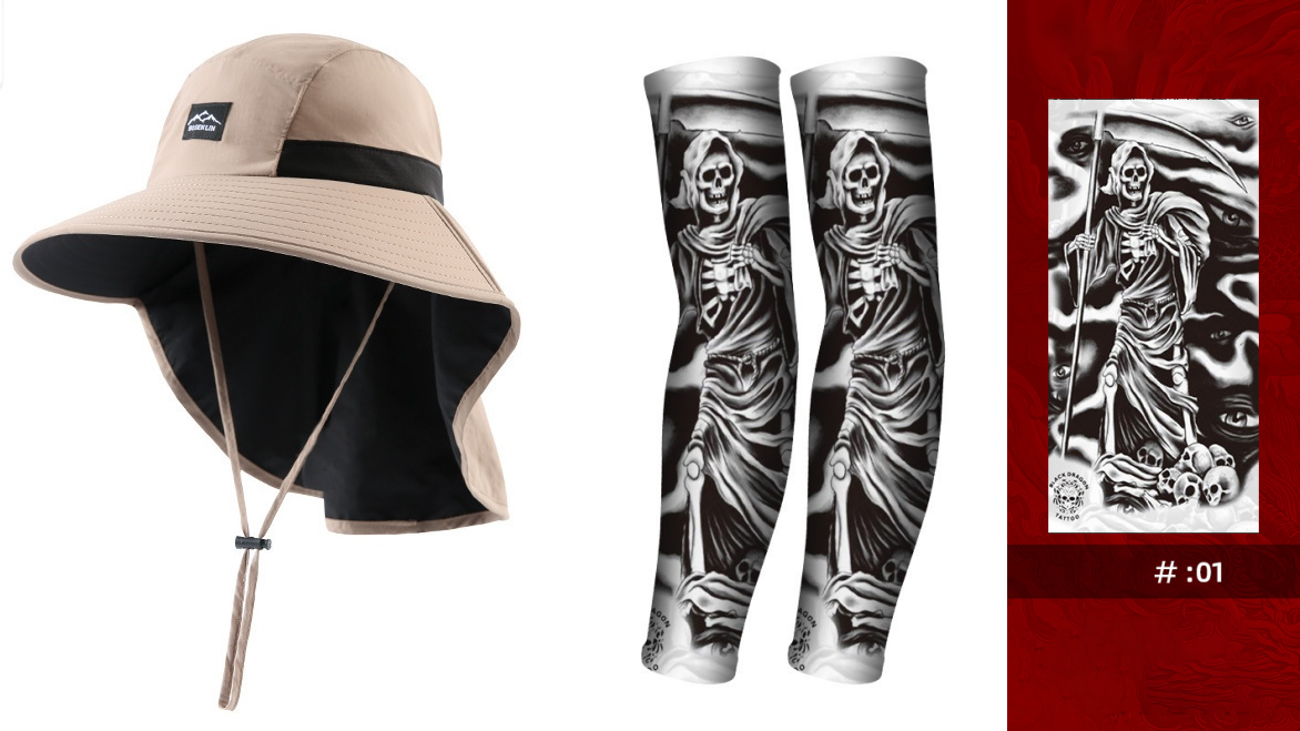 Sun-Protective & Breathable Tattoo Cooling Sleeve
